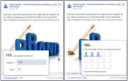 Facebook Page Post Metrics