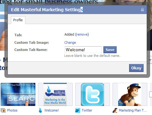 Facebook Page Application Image