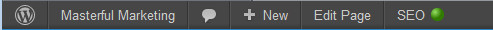 WordPress SEO - Admin Bar